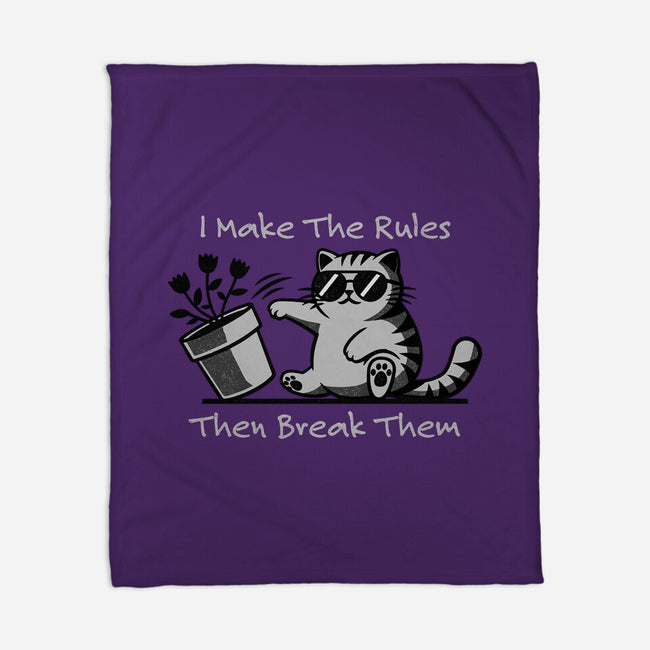 I Make The Rules-None-Fleece-Blanket-Herk Up Tees