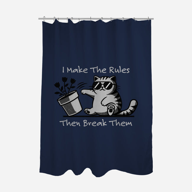 I Make The Rules-None-Polyester-Shower Curtain-Herk Up Tees