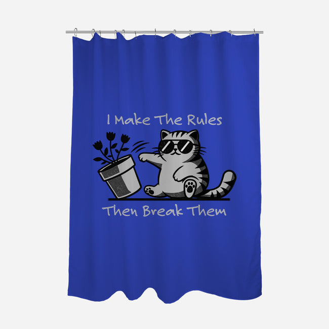 I Make The Rules-None-Polyester-Shower Curtain-Herk Up Tees