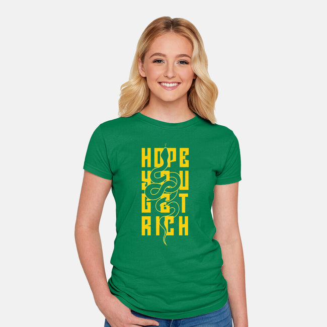 Hope You Get Rich-Womens-Fitted-Tee-bloomgrace28