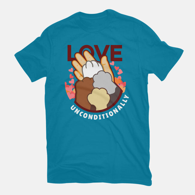 Love Unconditionally-Womens-Fitted-Tee-bloomgrace28