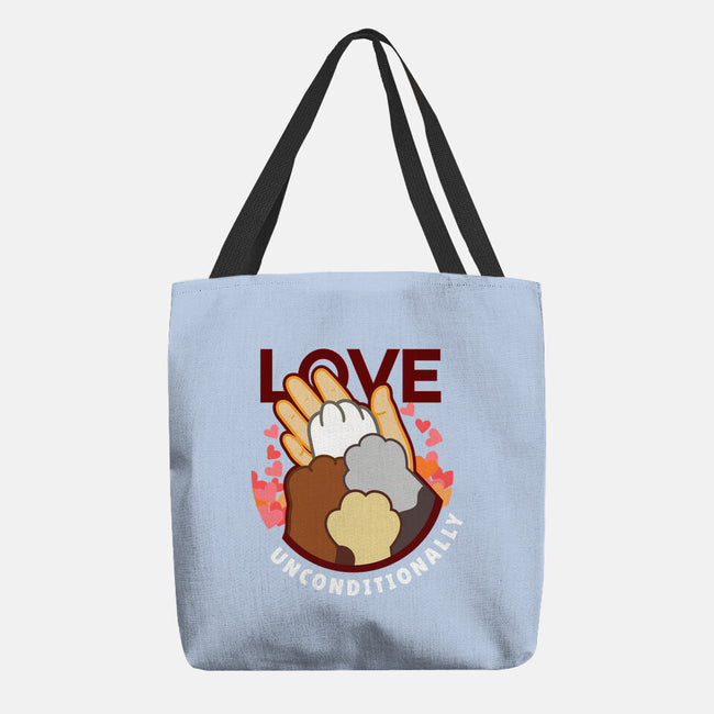 Love Unconditionally-None-Basic Tote-Bag-bloomgrace28