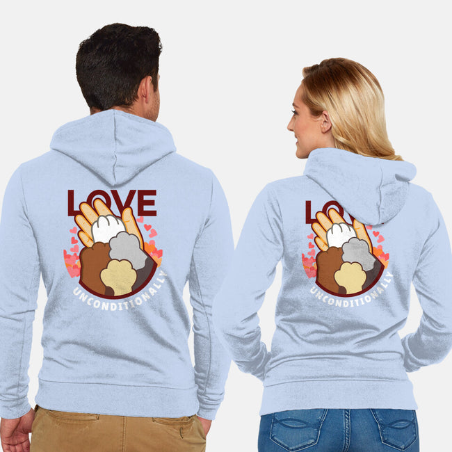 Love Unconditionally-Unisex-Zip-Up-Sweatshirt-bloomgrace28