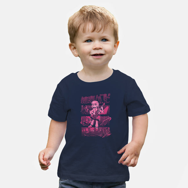 Girl Rock Band-Baby-Basic-Tee-giovanagiberti