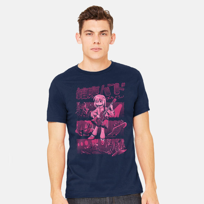 Girl Rock Band-Mens-Heavyweight-Tee-giovanagiberti