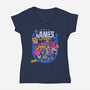 Games United-Womens-V-Neck-Tee-Sketchdemao