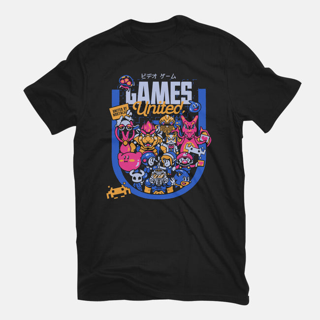 Games United-Mens-Basic-Tee-Sketchdemao