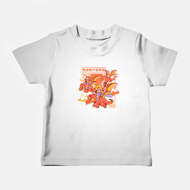 Flying To An Adventure-Baby-Basic-Tee-Sketchdemao