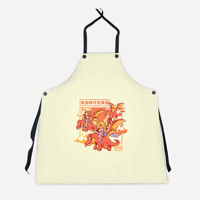 Flying To An Adventure-Unisex-Kitchen-Apron-Sketchdemao