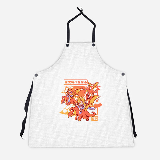 Flying To An Adventure-Unisex-Kitchen-Apron-Sketchdemao