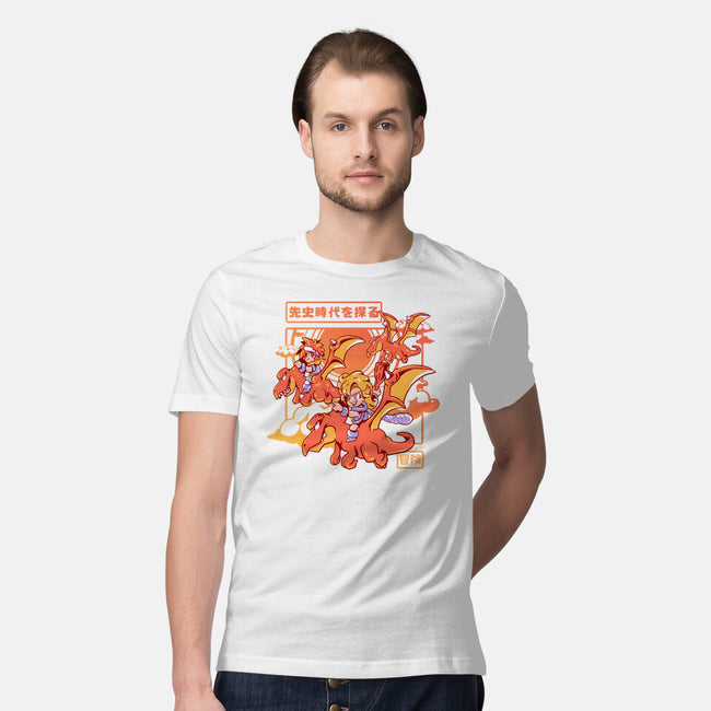 Flying To An Adventure-Mens-Premium-Tee-Sketchdemao