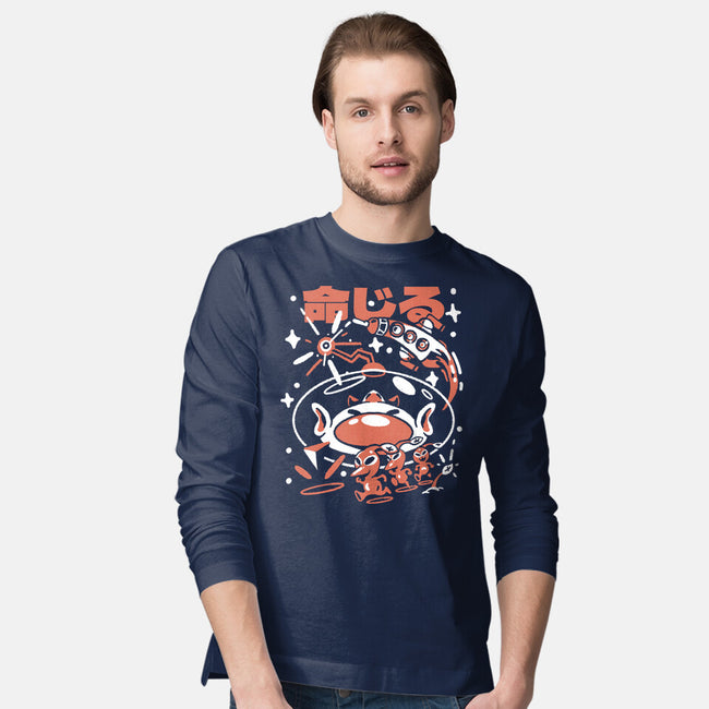 Yes Captain-Mens-Long Sleeved-Tee-Sketchdemao