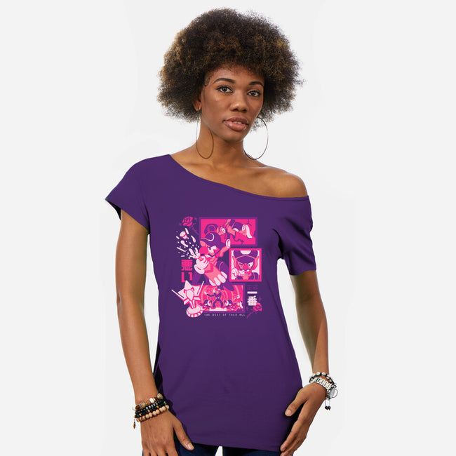 The Best Of Them All-Womens-Off Shoulder-Tee-Sketchdemao