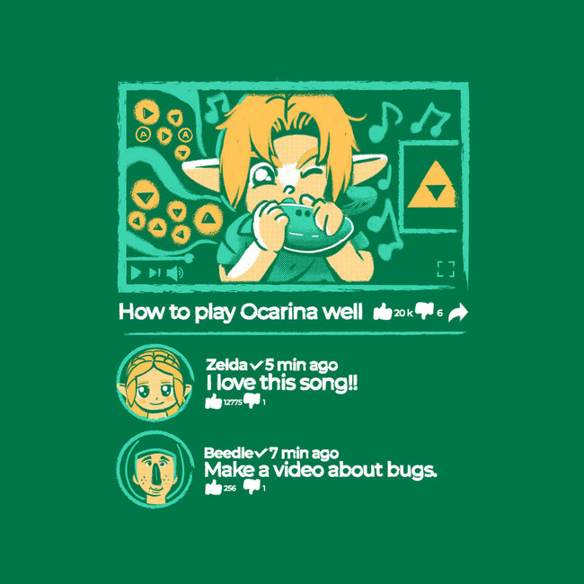 How To Play Ocarina Well-None-Polyester-Shower Curtain-Sketchdemao