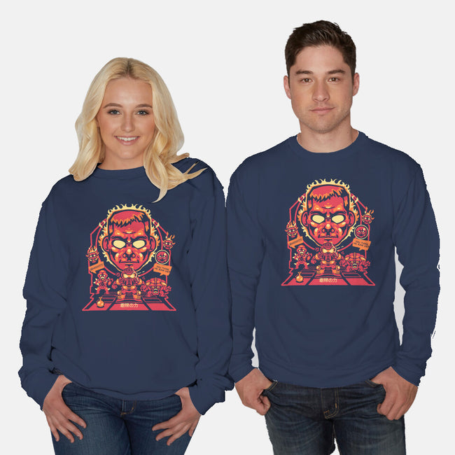 Full Power-Unisex-Crew Neck-Sweatshirt-Sketchdemao