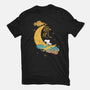 Snoopy Moon-Mens-Premium-Tee-MaxoArt