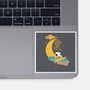 Snoopy Moon-None-Glossy-Sticker-MaxoArt