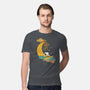 Snoopy Moon-Mens-Premium-Tee-MaxoArt