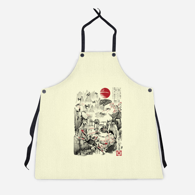 Last Battle Of The Galactic Civil War-Unisex-Kitchen-Apron-DrMonekers