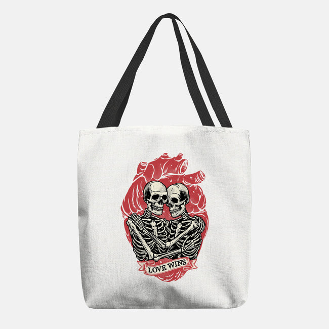 Love Wins-None-Basic Tote-Bag-glitchygorilla