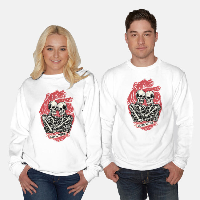 Love Wins-Unisex-Crew Neck-Sweatshirt-glitchygorilla