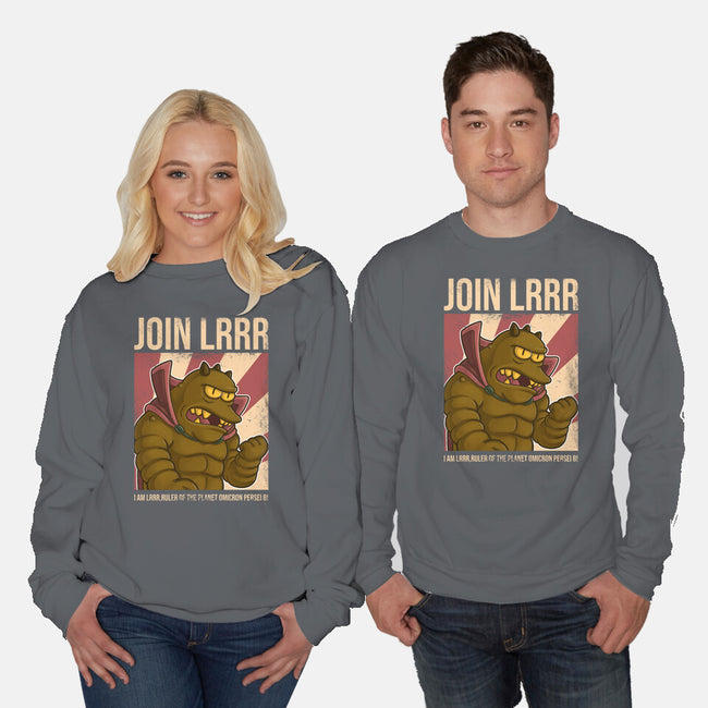 Join Lrrr-Unisex-Crew Neck-Sweatshirt-trheewood