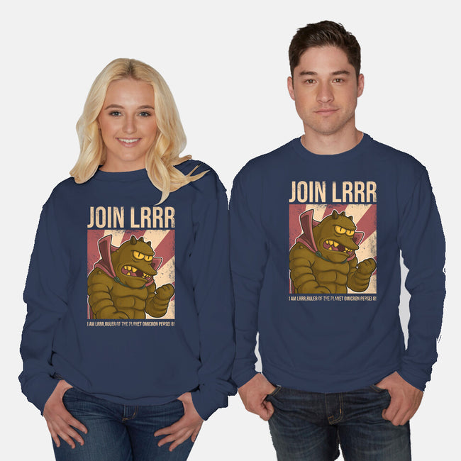 Join Lrrr-Unisex-Crew Neck-Sweatshirt-trheewood