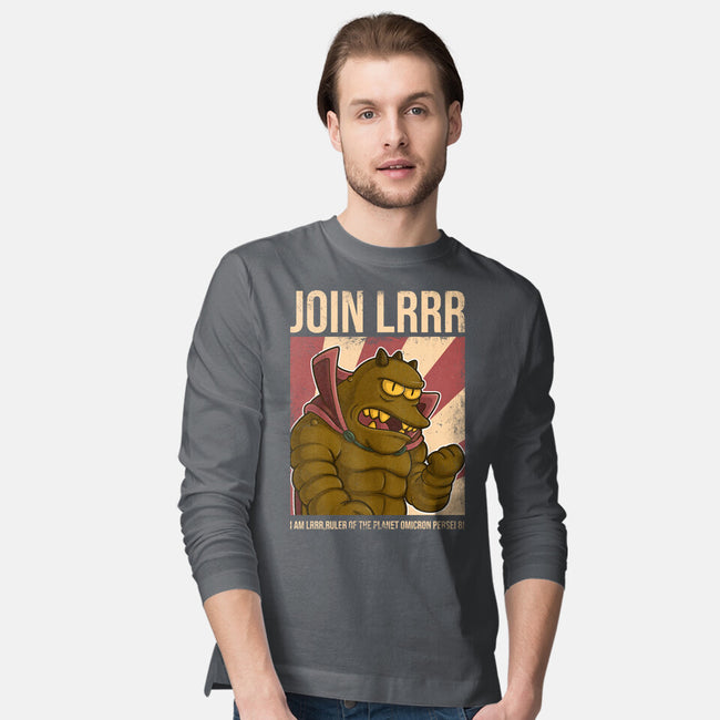 Join Lrrr-Mens-Long Sleeved-Tee-trheewood