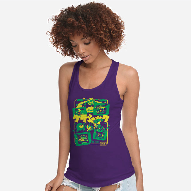 Hero Awakes-Womens-Racerback-Tank-Sketchdemao