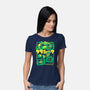 Hero Awakes-Womens-Basic-Tee-Sketchdemao