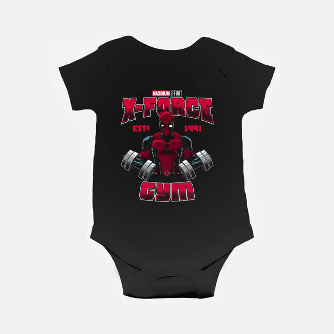 X-Force Gym-Baby-Basic-Onesie-teesgeex