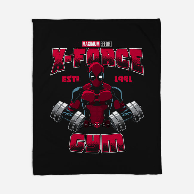 X-Force Gym-None-Fleece-Blanket-teesgeex