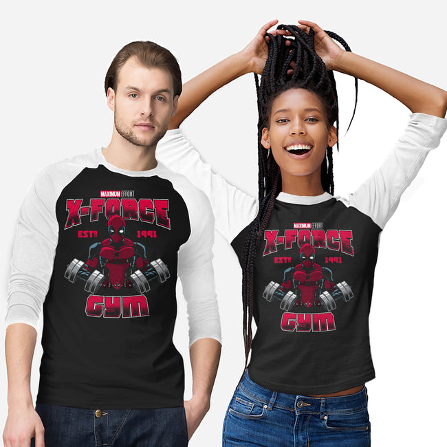 X-Force Gym-Unisex-Baseball-Tee-teesgeex