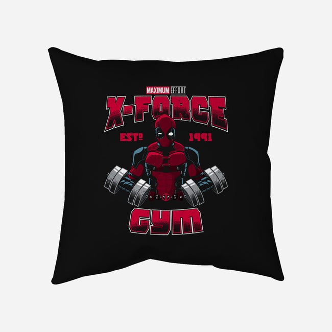 X-Force Gym-None-Removable Cover w Insert-Throw Pillow-teesgeex