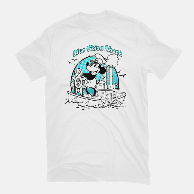 Blue Skies Ahead-Mens-Premium-Tee-palmstreet