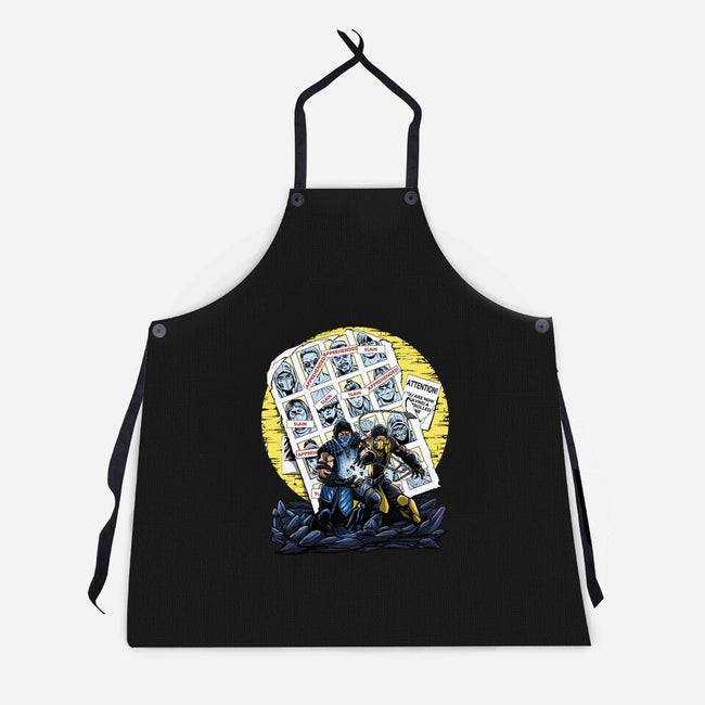 Days Of The Mortal Past-Unisex-Kitchen-Apron-zascanauta