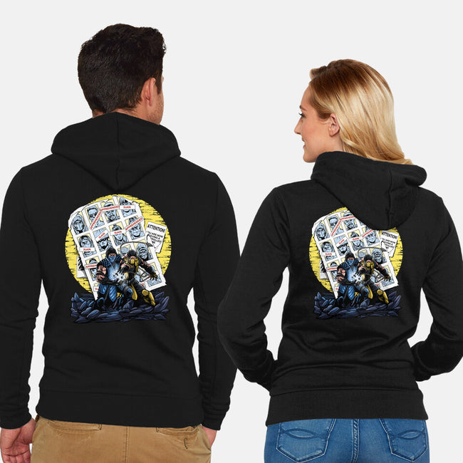 Days Of The Mortal Past-Unisex-Zip-Up-Sweatshirt-zascanauta