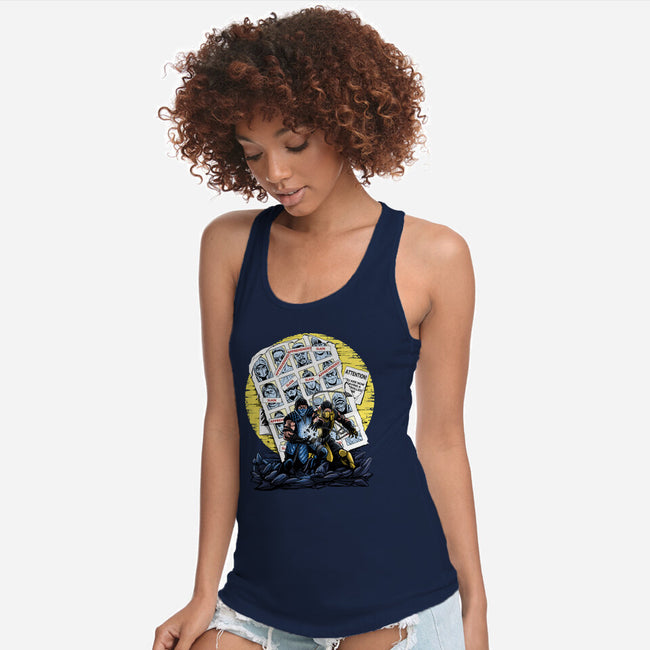 Days Of The Mortal Past-Womens-Racerback-Tank-zascanauta