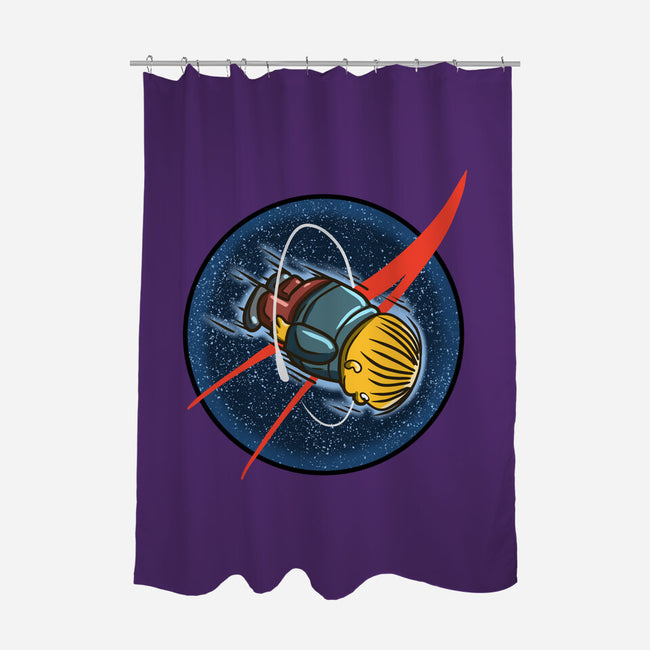 I Am A Asteroid-None-Polyester-Shower Curtain-nickzzarto