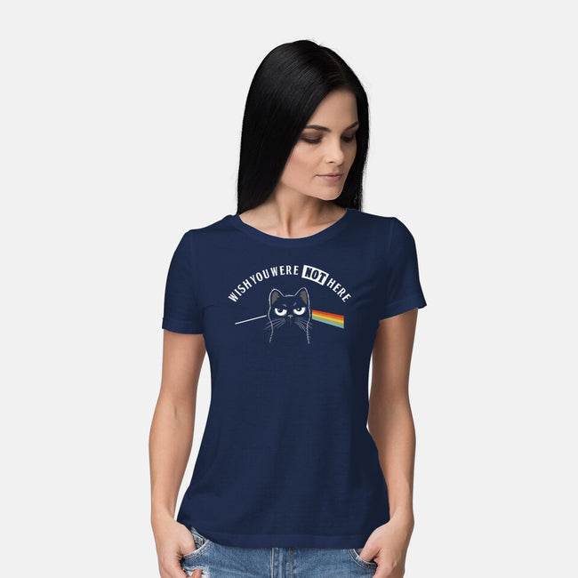 Wish You Were Not Here-Womens-Basic-Tee-erion_designs