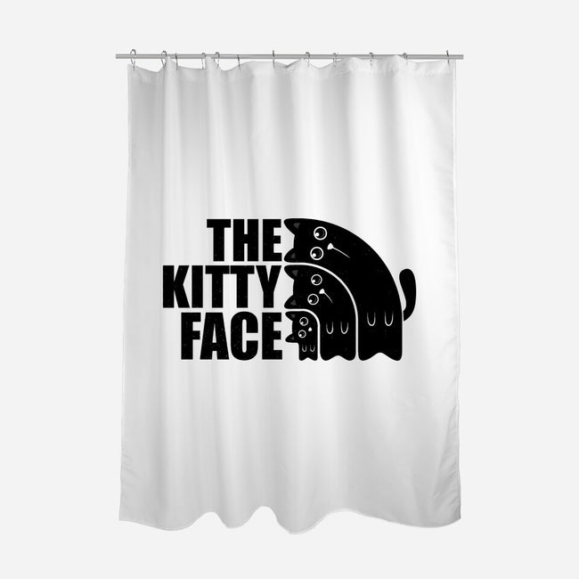 The Kitty Face-None-Polyester-Shower Curtain-erion_designs