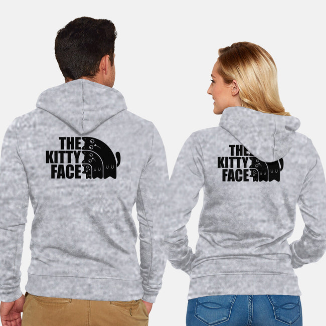 The Kitty Face-Unisex-Zip-Up-Sweatshirt-erion_designs