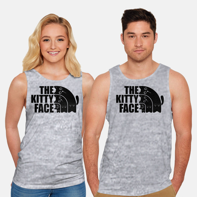 The Kitty Face-Unisex-Basic-Tank-erion_designs