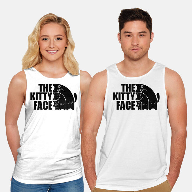 The Kitty Face-Unisex-Basic-Tank-erion_designs