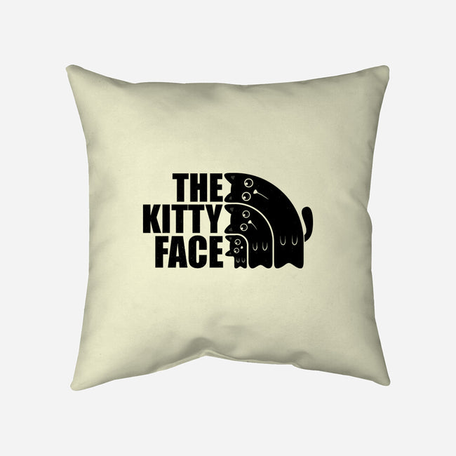 The Kitty Face-None-Removable Cover w Insert-Throw Pillow-erion_designs