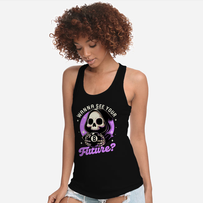 Skull Luck Ball-Womens-Racerback-Tank-Studio Mootant