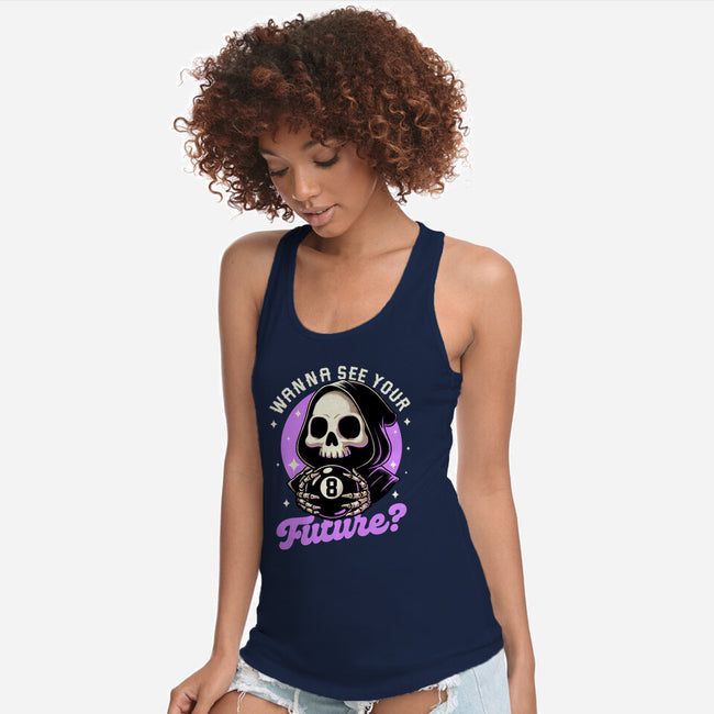 Skull Luck Ball-Womens-Racerback-Tank-Studio Mootant