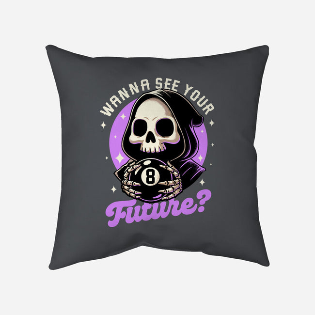 Skull Luck Ball-None-Removable Cover w Insert-Throw Pillow-Studio Mootant