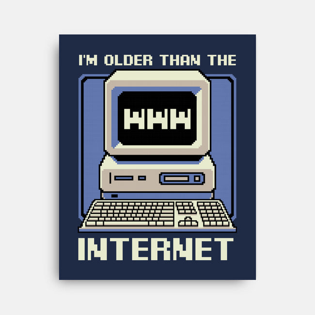 Older Than The Internet-None-Stretched-Canvas-Studio Mootant