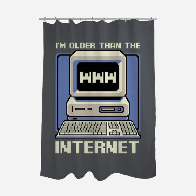 Older Than The Internet-None-Polyester-Shower Curtain-Studio Mootant